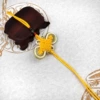 8 plates of wealth knot [golden yellow]
