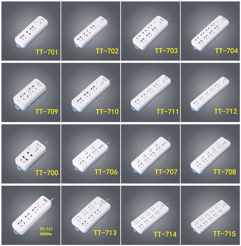 Wholesale new national standard high-power socket extension cord switch power strip multi-functional home multi-socket power strip