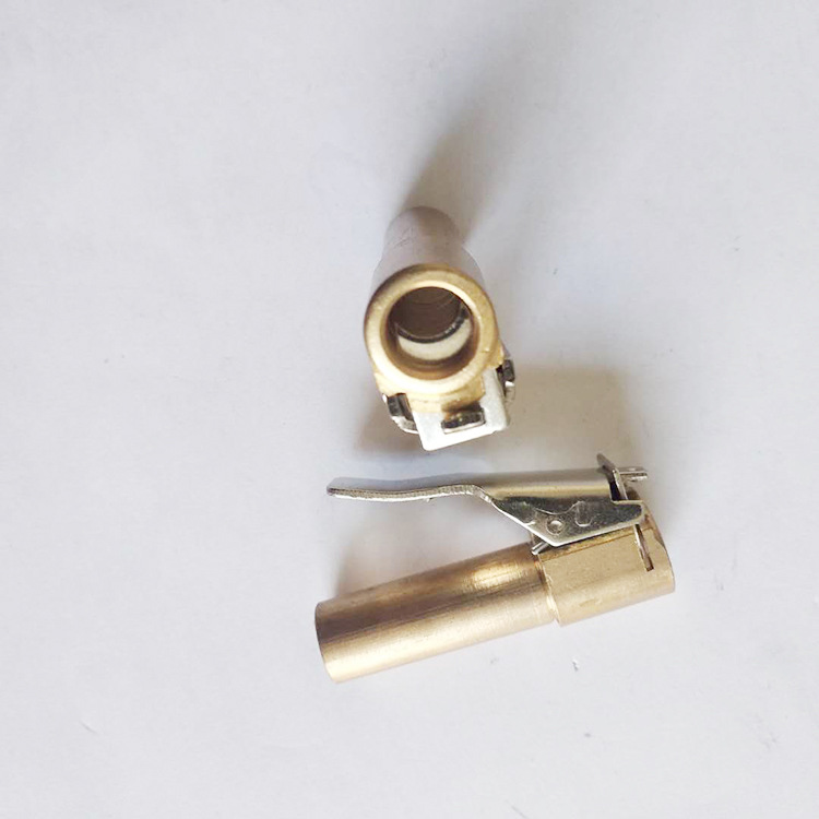 轮胎气门嘴充气夹头 夹头式打气咀 气动泵转换接头6mm 8mm