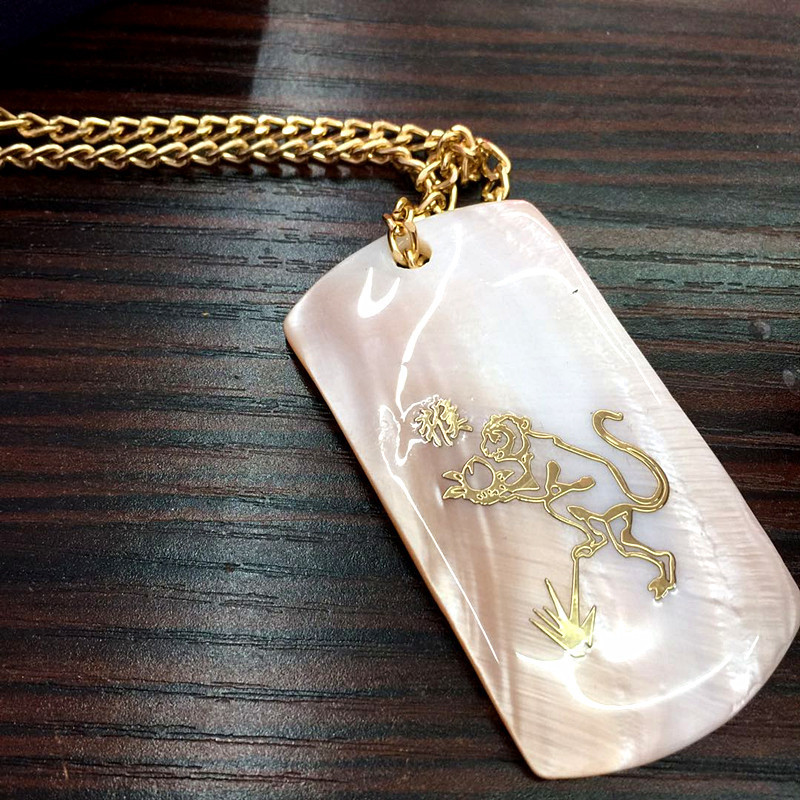 Yiwu Hebei Shell Jewelry Necklace Twelve Zodiac Aluminum Chain Men's Gold-Plated Metal Piece Aliexpress Cross-Border Pearl Yiwu Hebei Shell Jewelry Necklace Twelve Zodiac Aluminum Chain Men's Gold-Plated Metal Piece Aliexpress Cross-Border Pearl