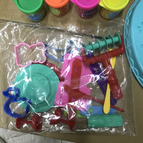 Children's creative diy plasticine sticky set ice cream machine clay tool mold play house clay toys