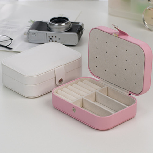 Accessories storage box portable jewelry box jewelry box PU jewelry box wholesale jewelry box multi-functional jewelry box