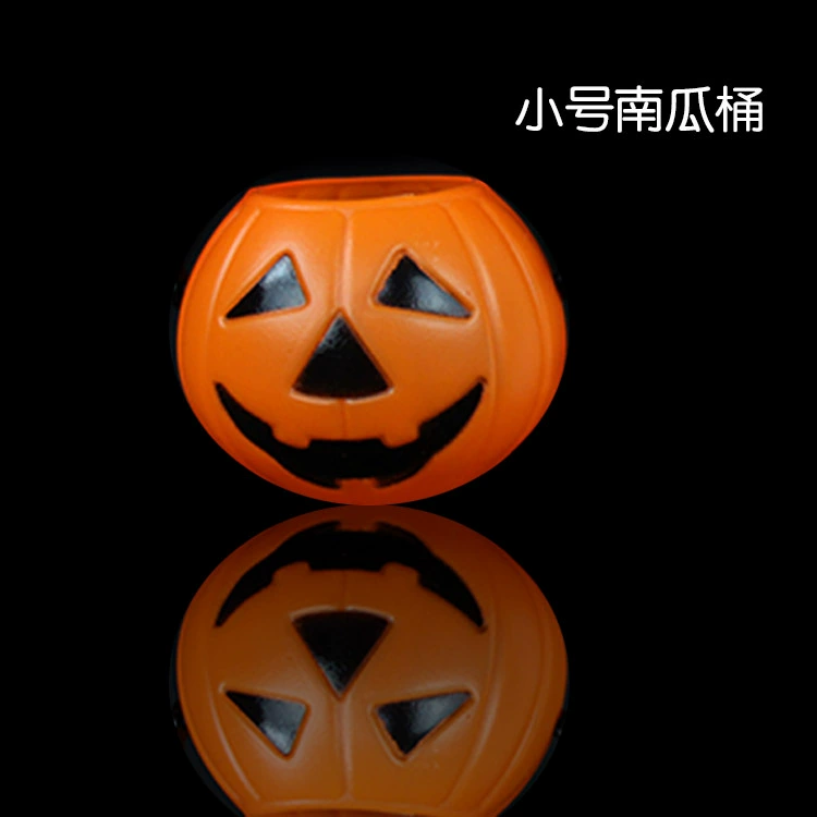 Ручной тыквенный ведерко, PVCHalloween светильник-лайт, маленький/мелкий/крупный, детский держатель конфет