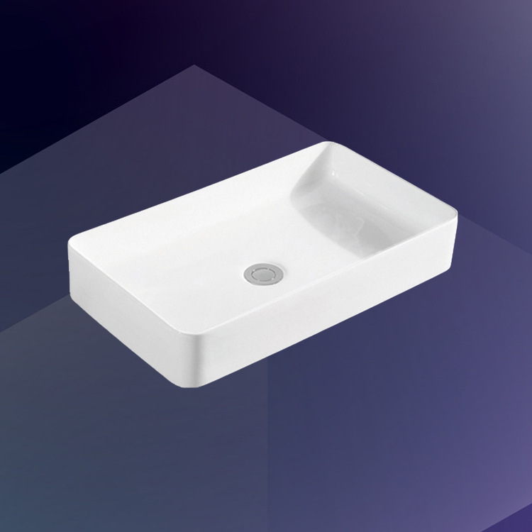 Hengying lavabo cuenca arte borde fino cuadrado fábrica auto-producido Estilo nórdico simple