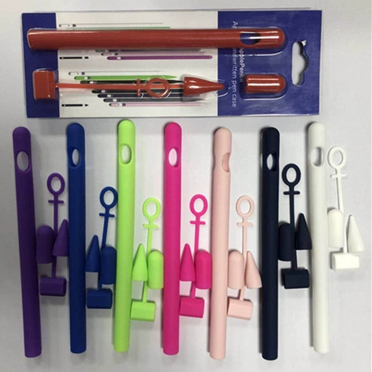 Подходит для чехла Apple Pen Case Apple Pencil силиконовые чехлы аксессуары для IPAD новые надписи кисть