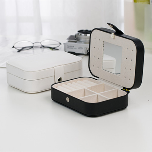 Accessories storage box portable jewelry box jewelry box PU jewelry box wholesale jewelry box multi-functional jewelry box