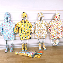 enbihouse source factory cross-border ins magic pocket penguin leopard light poncho children's raincoat