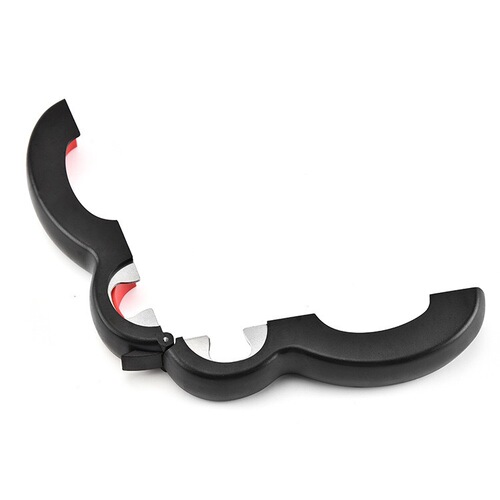 Multifunctional stainless steel bottle opener with plastic handle, 8-figure gourd-shaped 6-in-1 can opener, different size cap screws