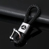 Woven keychain suitable for men and women, fashionable pendant, car keys with accessories