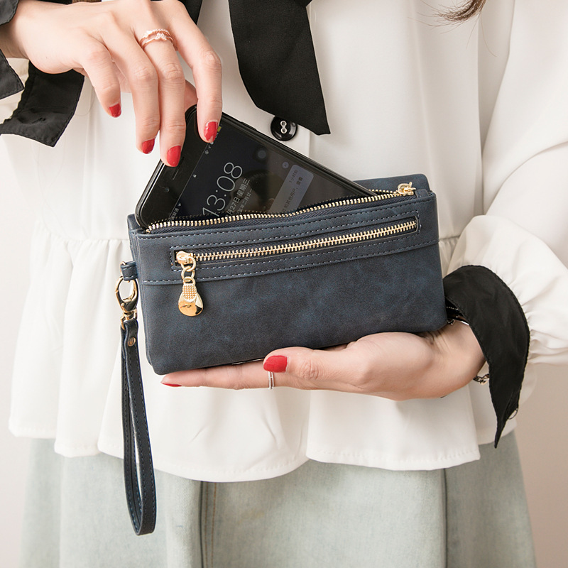 Taoyin Leather Goods Retro Long Wallet Women's 2024 New Korean Style Multifunctional Women's Wallet Clutch Coin Purse