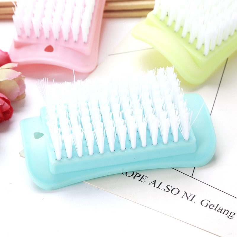 Square plastic laundry brush shoe brush cleaning brush color board brush candy color soft brush household cleaning brush wholesale