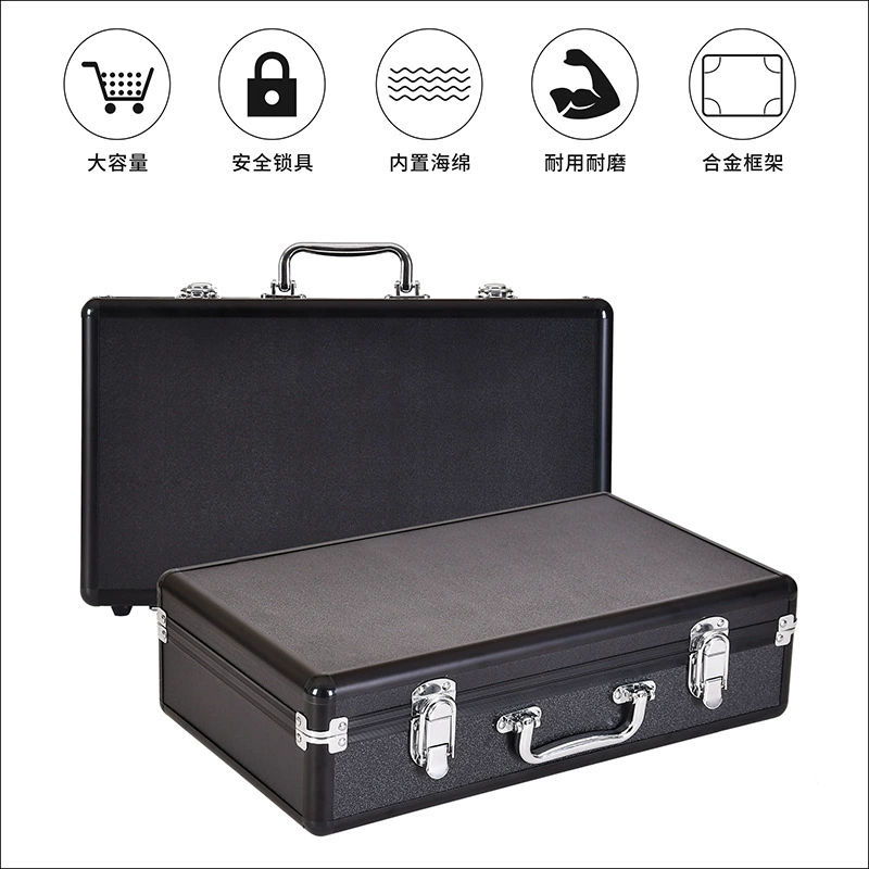 Cosmetic handheld metal storage box for documents, (Physicals)