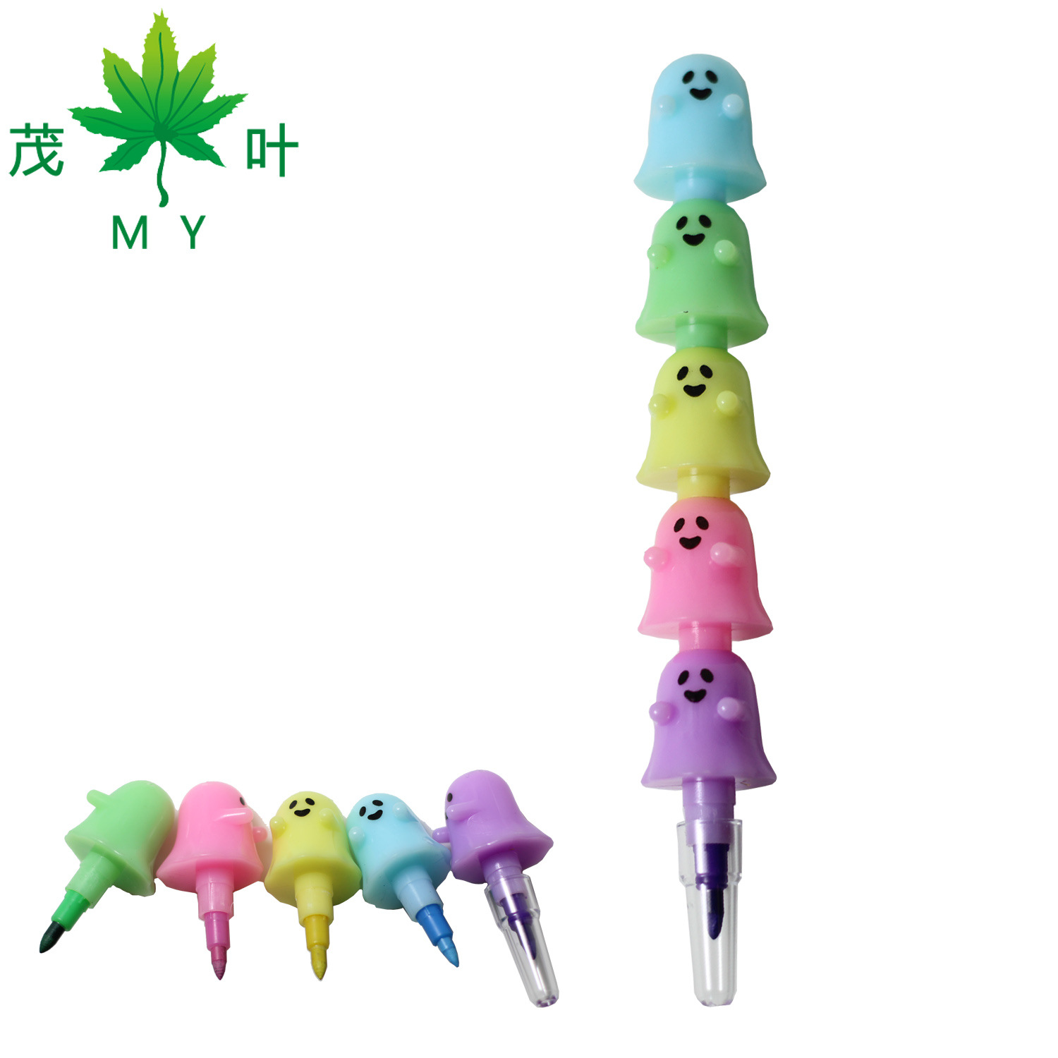 5节幽灵铅笔蜡笔（MYS46）万圣节节日纪念品