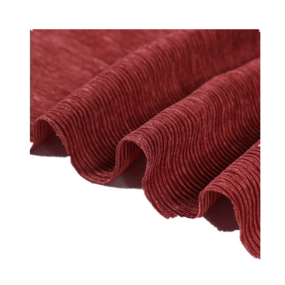 in stock 25 Color Spring and Summer 50D Glaky Cloth Ice Silk Cloth Crumpled Knitted Fabric Clothing Wide Leg Pants Pleated Lining