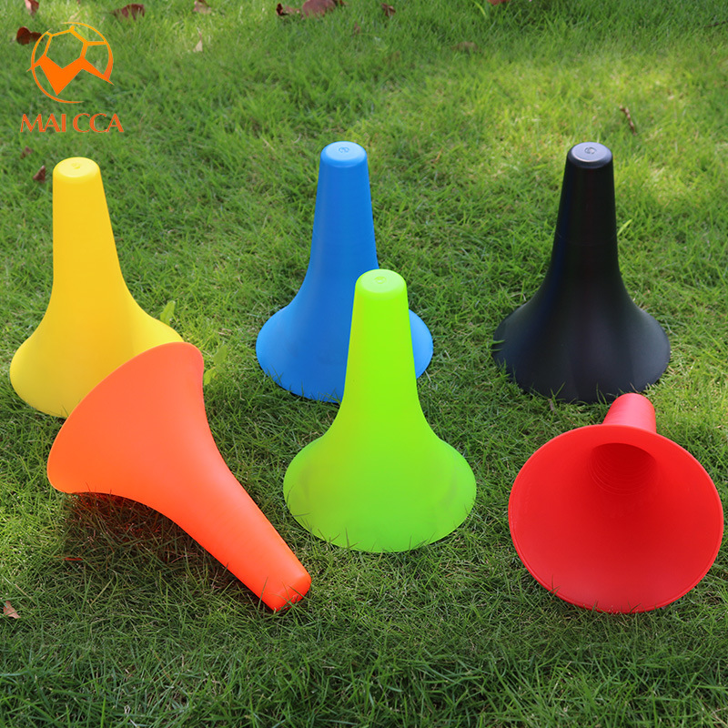 MAICCA 23cm horn marker cone obstacle soccer training equipment sensitive road cones roadblocks ice cream cones