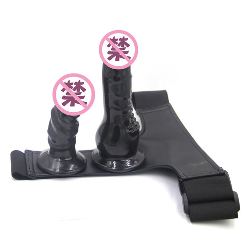 Double banger simulated double penis same-sex wearing pants lesbian sex toys female masturbation equipment wholesale