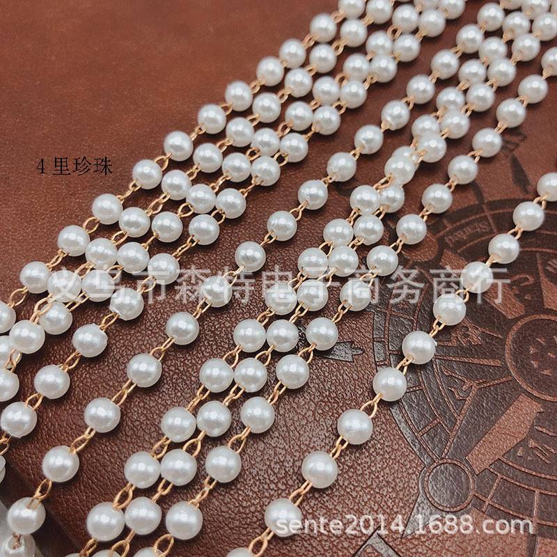 Copper beads pearl handmade