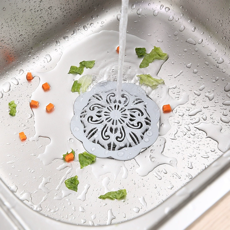 Цветочная раковина анти-засорение напоя крышка ванная комната волос фильтр для кухонного бассейна канализационный фильтр волос
