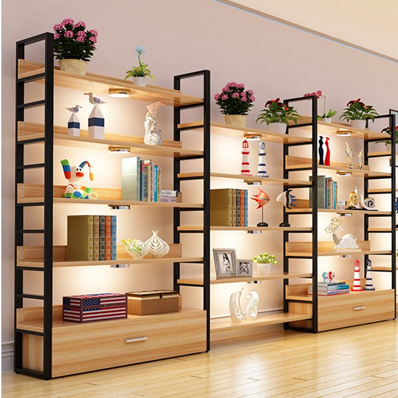 超市展示架便利店产品货架样品陈列架鞋店文具置物架化妆品展示柜