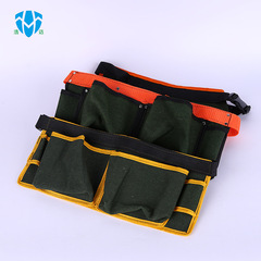 Manufacturer Wholesale Green Multi-functional Waist Bag Large Capacity Men's Large Tool Bag Thick Woodworking Electric Waist Bag