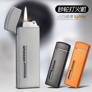 刘艳平HB015创意迷你充气火机广告砂轮明火打火机跨境lighter