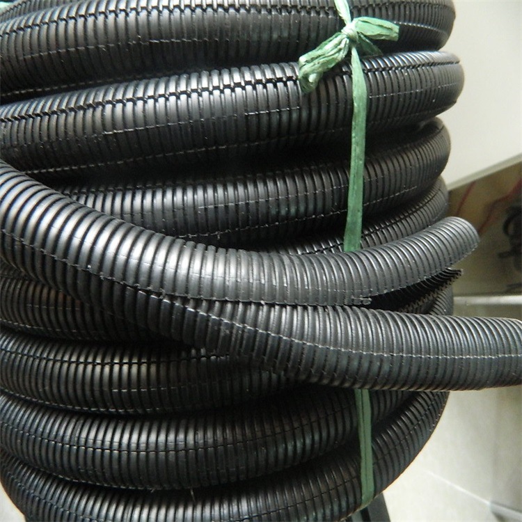 沈阳 尼龙双开口波纹管供应 双层可打开式电缆保护套管Φ20 阻燃