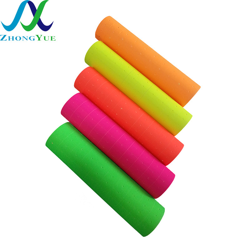 Papel de precio universal de una sola fila, superventas transfronterizo, etiqueta de precio de membresía para tienda de conveniencia, papel de etiqueta de marcado y codificación adhesivo suave y fuerte