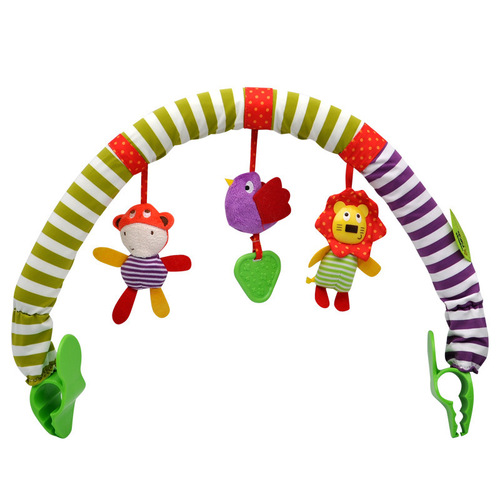 mqmqs&pdpds baby stroller pendant music teether bed clip seat clip lathe hanging bell