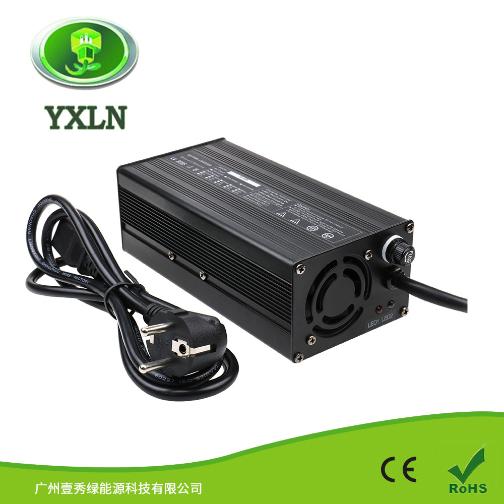 29.4V7S锂电池电瓶车代步车充电器 24V13A铝壳充电器