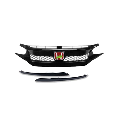 Honda Civic – Honeycomb Grille for Big Surrounded