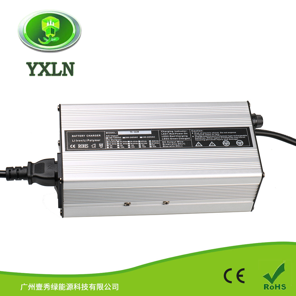 54.6V6A充电器48V6A铅酸充电器58.4V6A磷酸铁锂充电器