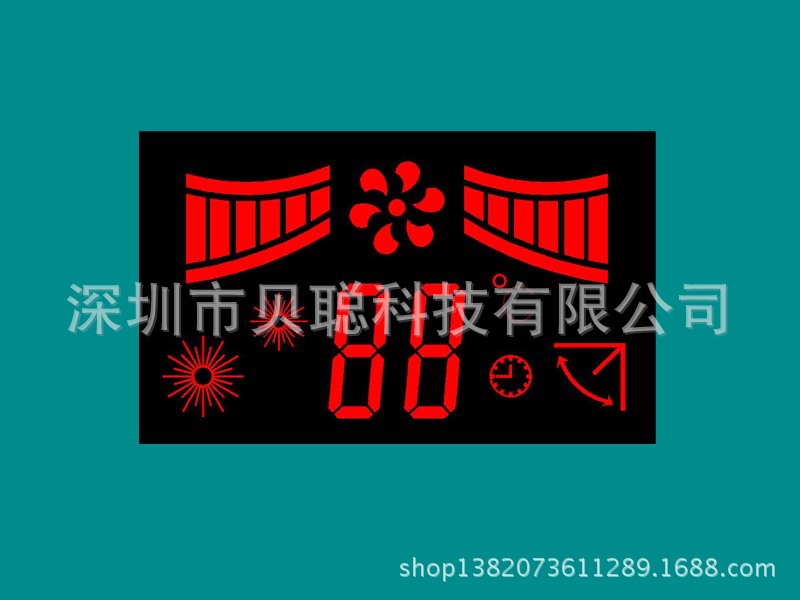 暖风机LED数码管显示屏厂家直销批发LED数码管显示屏LED数码屏幕