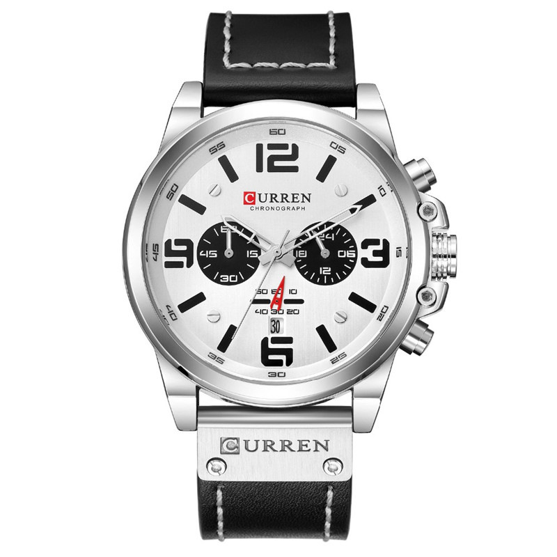 CURREN Carian 8314 reloj de cuarzo de correa multifuncional para hombres reloj deportivo de moda casual para hombres reloj para hombres