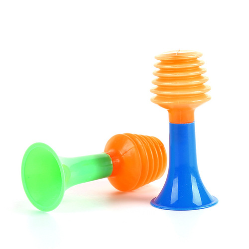Children's air pressure trumpet toys wholesale cartoon plastic wind instruments baby music toys small gifts hot sale