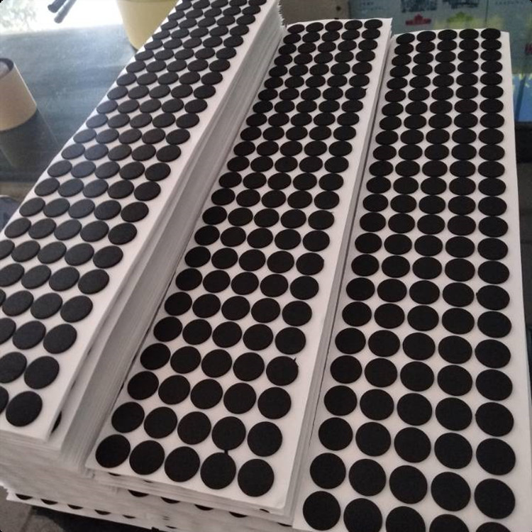 自粘海绵垫  线路板喷漆高温黑色泡棉垫  加粘圆形海绵垫