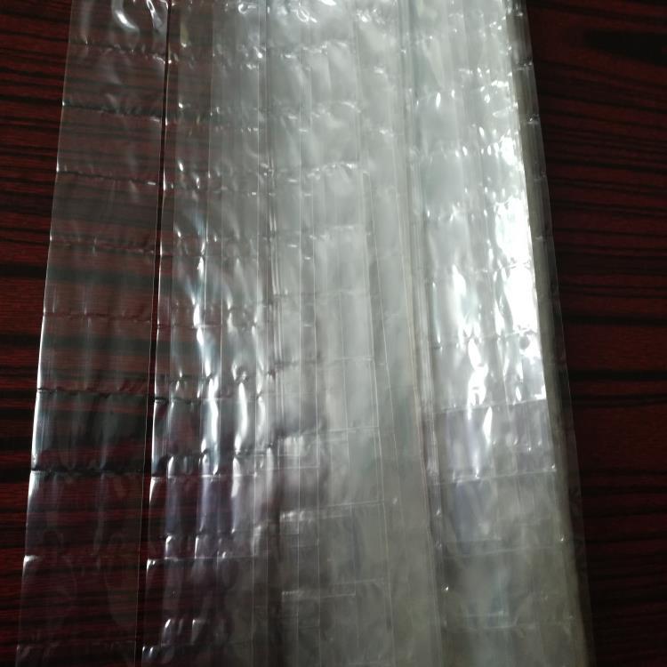 高透明OPP分格袋 标签格子袋 蓝色印刷胶袋 工业包装PE袋