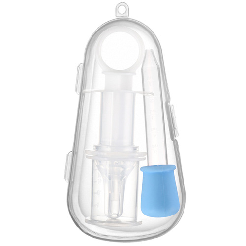 Baby Syringe-Type Anti-Choking Medicine Feeder Set, Figure-Eight Diversion Medicine Feeder, Dropper Medicine Feeder, Storage Box