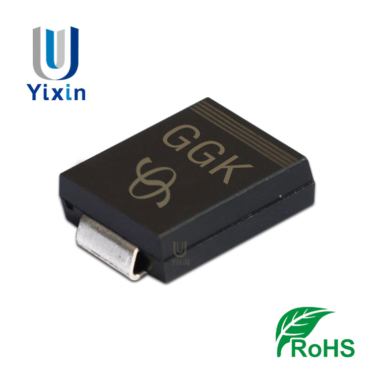 厂家直营 SMCJ60A 丝印GGK DO-214AB 1500W 单向瞬变抑制二极管