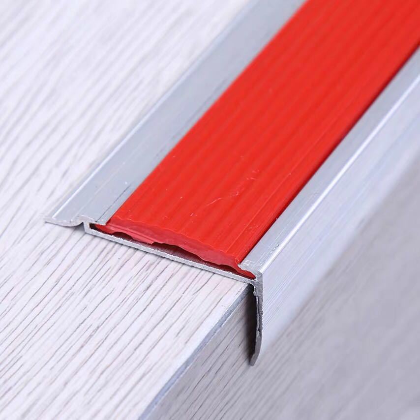 厂家直销 铝合金商场楼梯防滑条 幼儿园台阶防滑条 彩虹楼梯压条