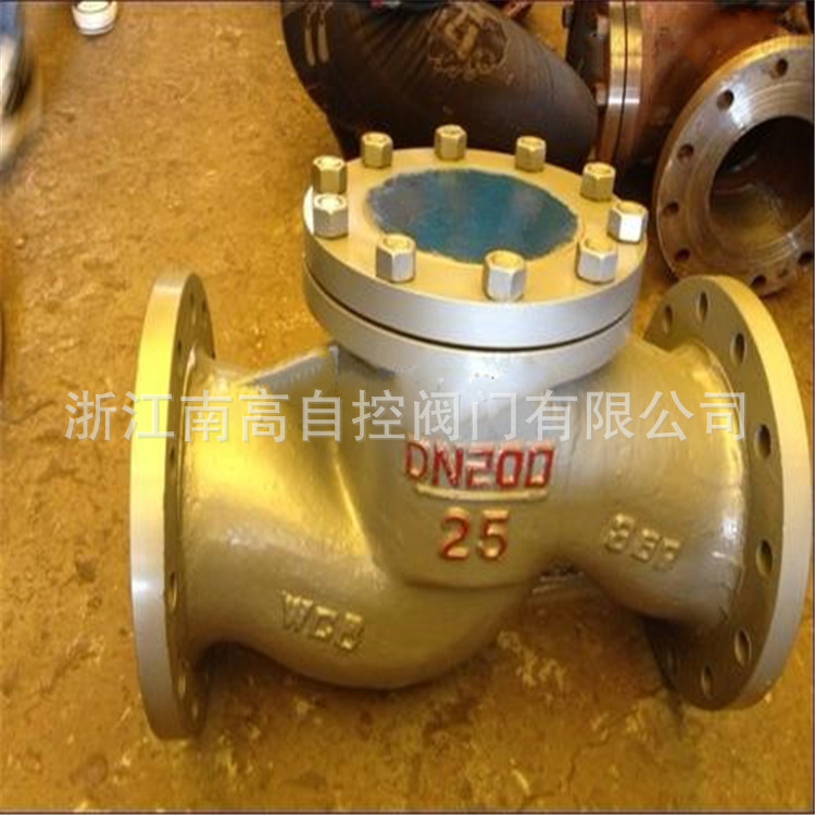 浙江南高 HY41F DN25  氧气止回阀 止回阀