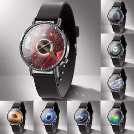 热销“黑洞”星空学生时尚炫酷潮流休闲手表石英商务腕表