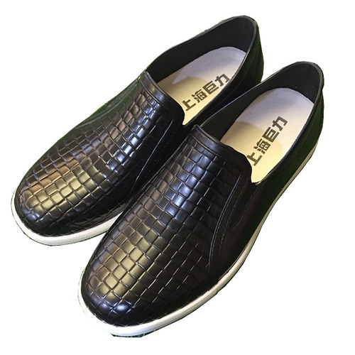 Juli Rain Shoes Low-Heel Water Shoes Men and Women Anti-Slip Waterproof Shoes Couple Rain Shoes Fashion Wear Resistant Kitchen Work Rubber Shoes Men 