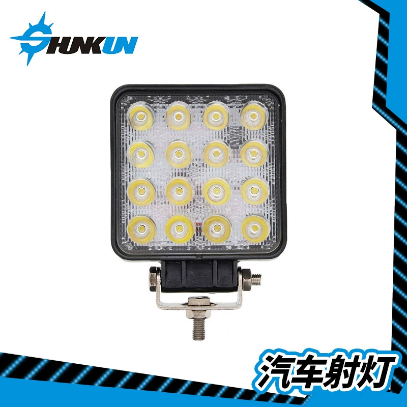 Грузовик 48W квадратный светодиодный прожектор автомобиль внедорожник супер яркий рабочий свет Инспекционный свет Экскаватор фонарь заднего хода