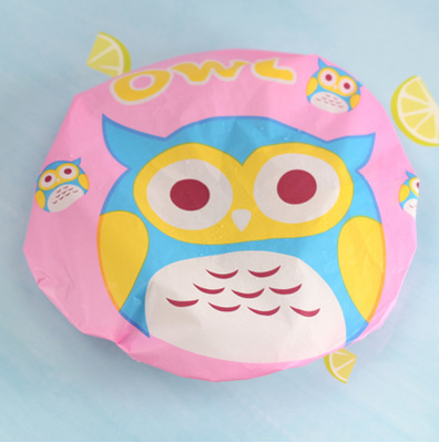 Gorro de ducha de dibujos animados Gorro de ducha de mujer adulto engrosado viaje impermeable champú tapa cocina a prueba de aceite sombrero a prueba de humo