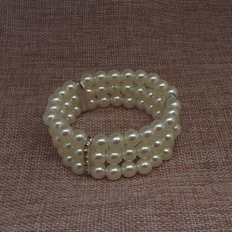 fashionable elegant elastic bracelet pearl