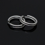 路亚压扁不锈钢双圈转环连接器 鱼线防损圈垂钓用品