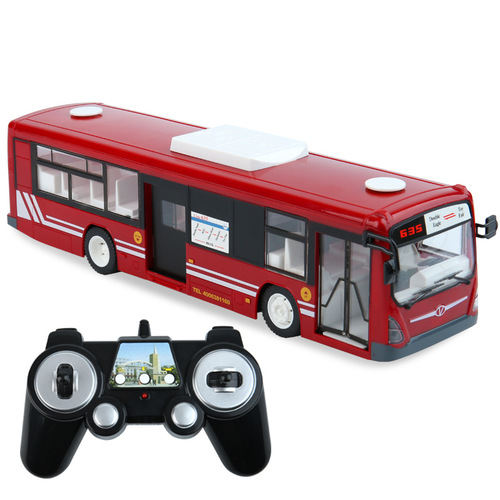 Remote Control Bus Electric Bus Public Bus Simulation Boy Children Toy Car Model Double Eagle E635-001