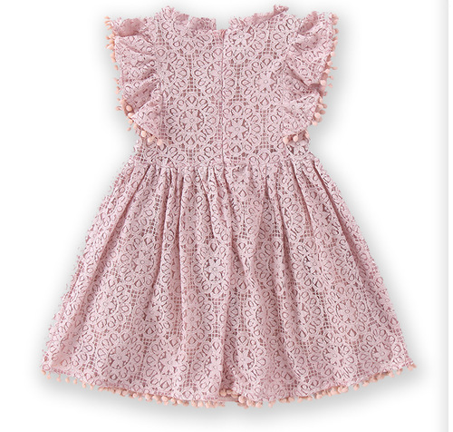 Ladies' Dress Lace Flared Sleeve Dress Children's Princess Dress Girls Skirts Children's Dress Gowns Children's Pleated Skirts Summer