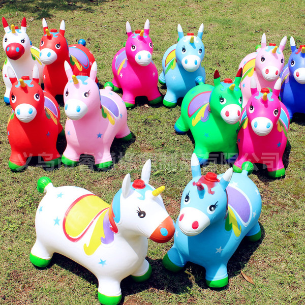 music painted inflatable toy for jumping