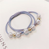 Hair rope, hair accessory from pearl, Japanese and Korean, Korean style, simple and elegant design